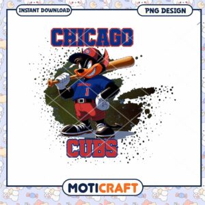 Chicago Cubs PNG Baseball Mascot