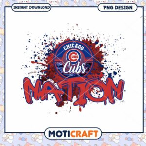 Chicago Cubs Nation PNG Design