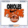 Baltimore Orioles Pride PNG Instant Download Design