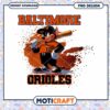 Baltimore Orioles Cartoon Character PNG Design Download