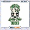 This Girl Loves Her Bucks PNG Design