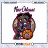 Stylish New Orleans Basketball PNG Design for Instant Download