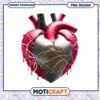 Stylish Blood and Heart Art PNG for Creative Projects