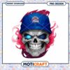 Skull Design with Philadelphia 76ers Cap PNG Download