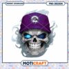 Skull Design with Purple Hat PNG for Instant Download