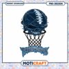 Skull Basketball PNG Design for Timberwolves Fans