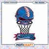 Skull Basketball Design PNG for Instant Download Use