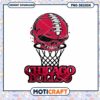 Skull Basketball Design Chicago Bulls PNG Instant Download