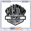 San Antonio Spurs Vintage Logo Instant Download PNG Art