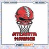 Skull Basketball Design Atlanta Hawks PNG Instant Download