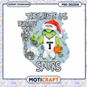 San Antonio Spurs They Hate Us Basketball PNG Design Download