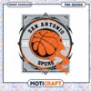 San Antonio Spurs Vintage Basketball Logo PNG Download