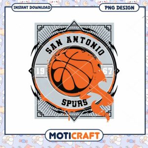San Antonio Spurs Vintage Basketball Logo PNG Download