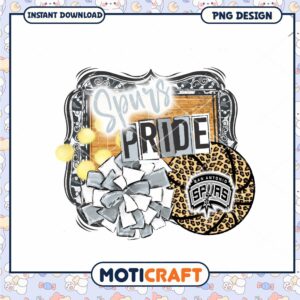 San Antonio Spurs Pride PNG Design for Instant Download