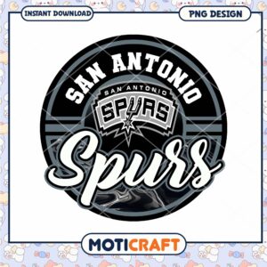 San Antonio Spurs Logo PNG Design Instant Download Art