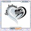 San Antonio Spurs Heart Design PNG Instant Download Art 1 San Antonio Spurs Heart Design PNG Instant Download Art