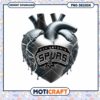 San Antonio Spurs Heart PNG Design for Instant Download 1 San Antonio Spurs Heart PNG Design for Instant Download