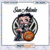 San Antonio Spurs Betty Boop PNG Design 2 San Antonio Spurs Betty Boop PNG Design