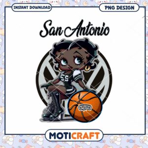 San Antonio Spurs Betty Boop PNG San Antonio Spurs Betty Boop PNG