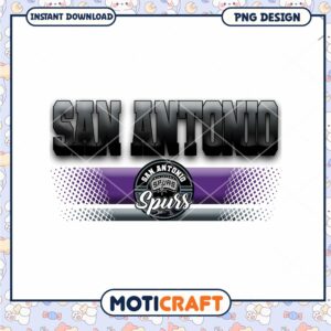 San Antonio Spurs Basketball PNG Design Instant Download Art