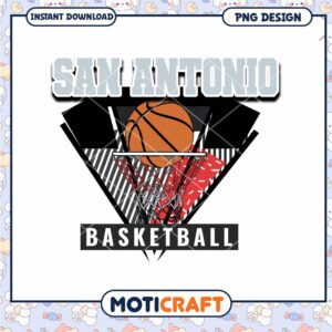 San Antonio Basketball PNG Design