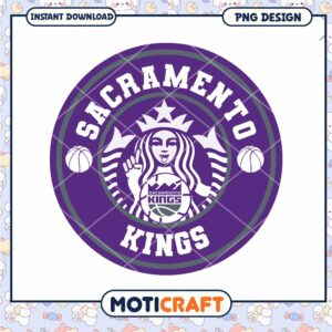 Sacramento Kings Starbucks PNG Design