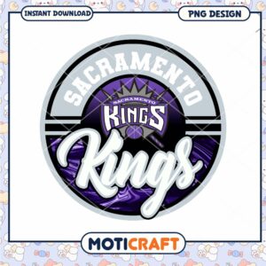 Sacramento Kings Logo PNG Instant Download Design File