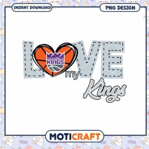 Sacramento Kings Love PNG Design