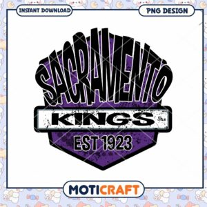 Sacramento Kings Logo Design Instant Download PNG File