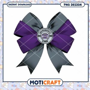 Sacramento Kings Bow PNG Design