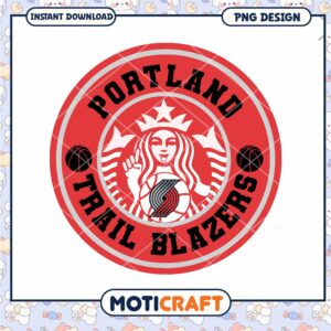 Portland Trail Blazers PNG Design for Instant Download