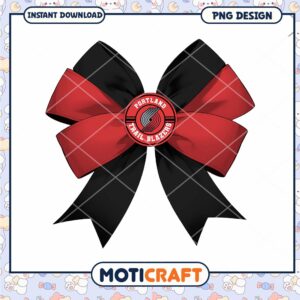 Portland Trail Blazers Bow PNG
