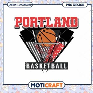 Portland Basketball PNG Design
