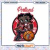 Portland Basketball Girl PNG Design for Instant Download