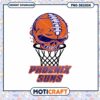Phoenix Suns Skull Basketball PNG Design Instant Download 2 Phoenix Suns Skull Basketball PNG Design Instant Download