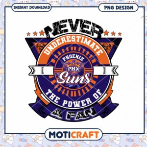 Phoenix Suns Power Fan PNG Design