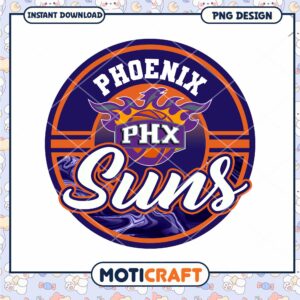 Phoenix Suns Logo PNG Instant Download Art Design File