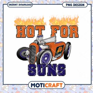 Phoenix Suns Hot Rod PNG Design