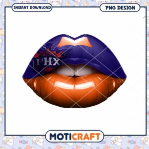 Phoenix Suns Lips PNG Design Download