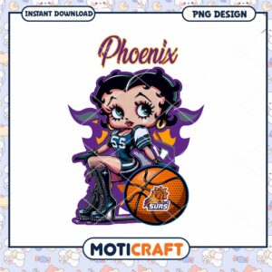 Phoenix Suns Betty Boop PNG Design Phoenix Suns Betty Boop PNG Design
