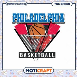 Philadelphia Basketball PNG Design