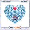 Philly 76ers Heart PNG Design Instant Download
