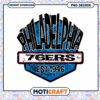 Philadelphia 76ers Vintage Logo Design Instant Download PNG 1 Philadelphia 76ers Vintage Logo Design Instant Download PNG