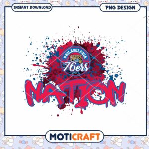 Philadelphia 76ers Nation PNG Design