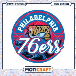 Philadelphia 76ers Logo PNG Instant Download Design Art