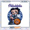 Philadelphia 76ers Betty Boop PNG Design 1 Philadelphia 76ers Betty Boop PNG Design