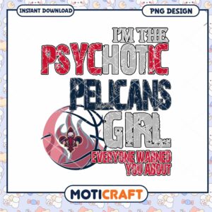 Pelicans Girl PNG Psychotic Design