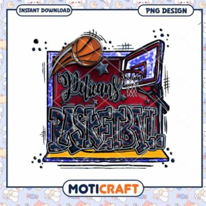 Pelicans Basketball PNG Design Instant Download Art