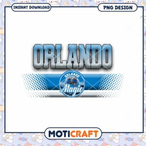 Orlando Magic PNG Design for Instant Download Use