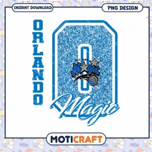 Orlando Magic Glitter PNG Sublimation